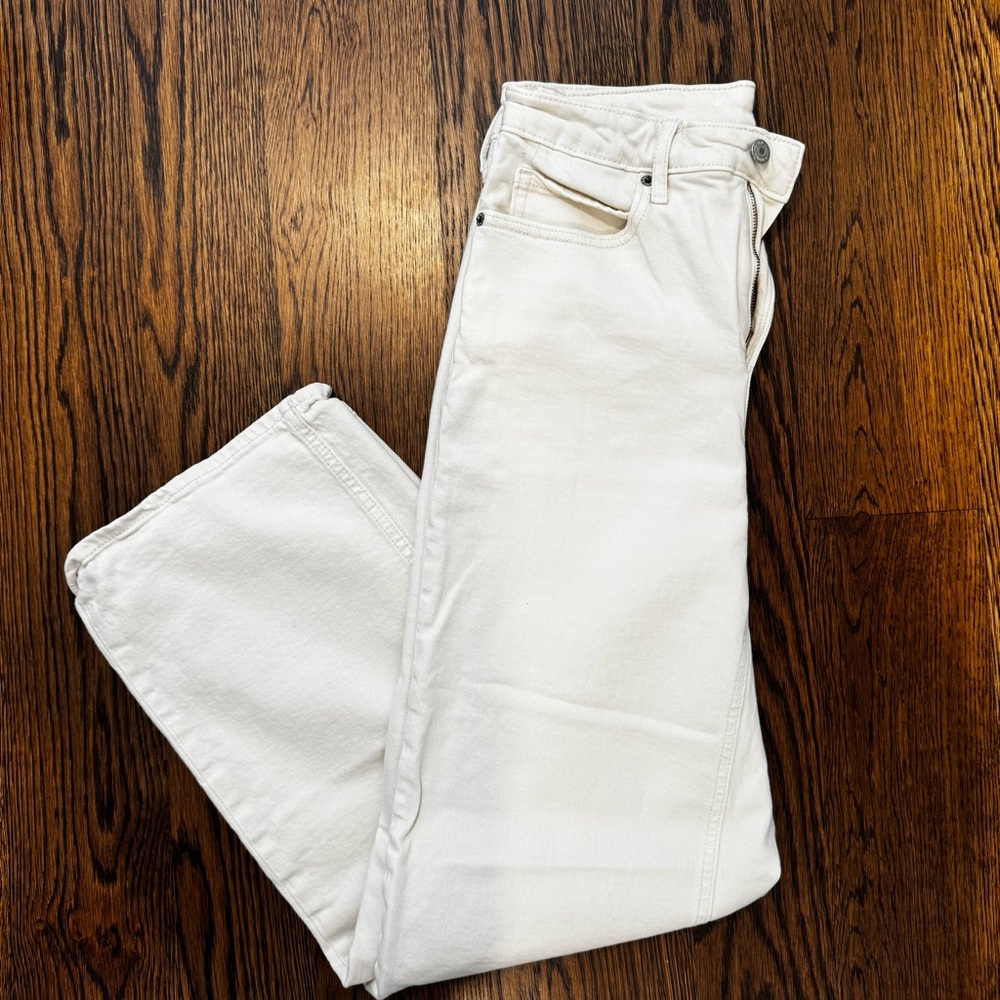 Old Navy “Sky-Hi” Wide Leg Jeans – Size 6 (White)